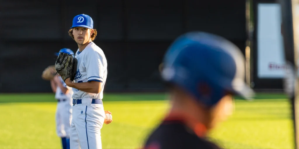 Baseball Player Wearing Richardson Jersey