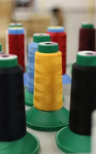 Bools Of Thread On Embroidery Machine