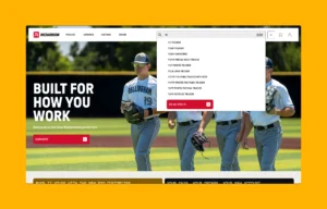 Screenshot of Richardson homepage