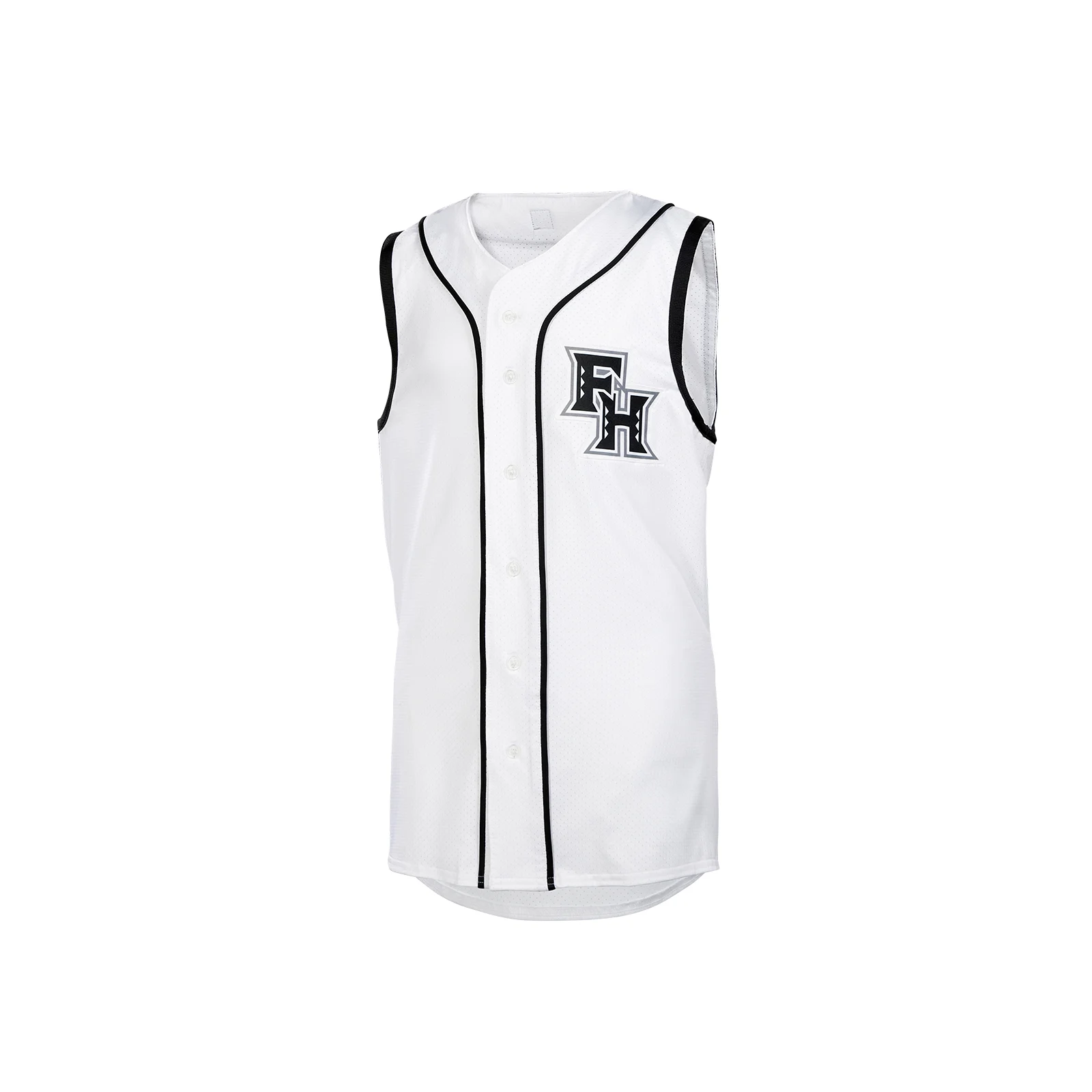 Youth Custom Ultra PTS Baseball Full-Button Sleeveless Jersey